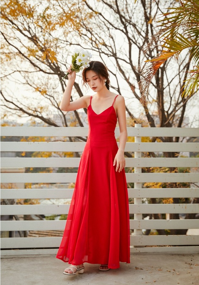sd-17106 dress-red